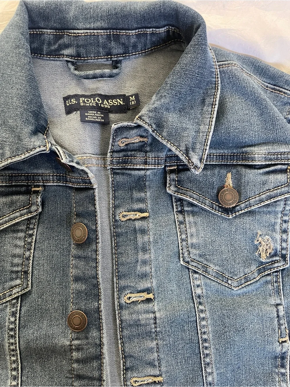 U.S. Polo Assn. Kids 2 Denim Jackets | Size Boy 8 Medium
